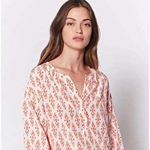 Joie Dimna Women's Silk Crepe De Chine Ikat Print